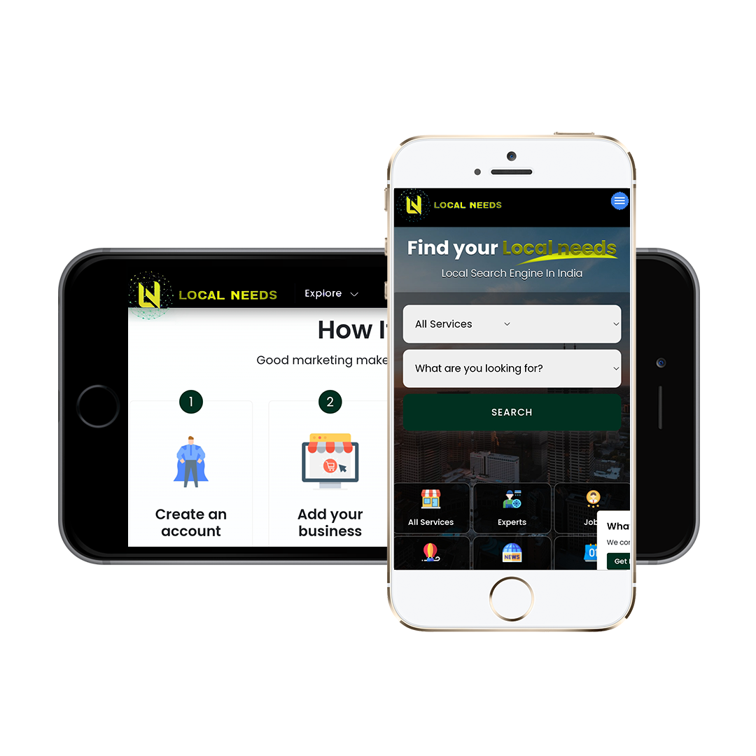 Business listing app preview